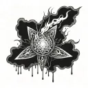  What is to give light must endure burning tattoo design idea