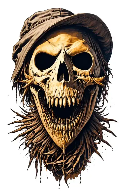 scarecrow tattoo design idea