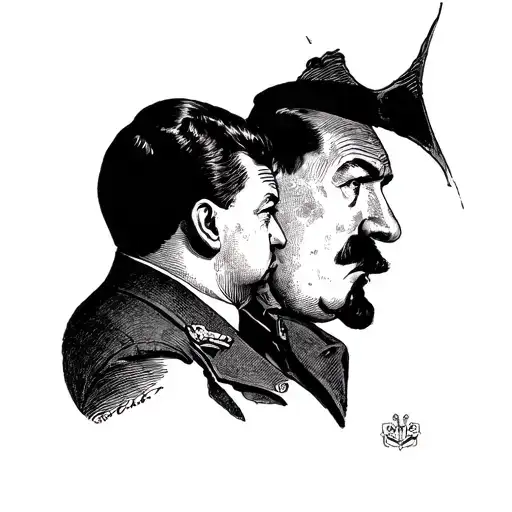 Hitler's lovemaking tattoo design idea