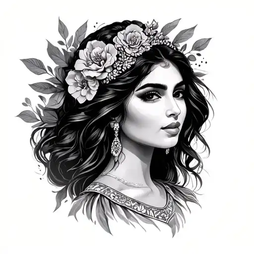 India Catalina tattoo design idea