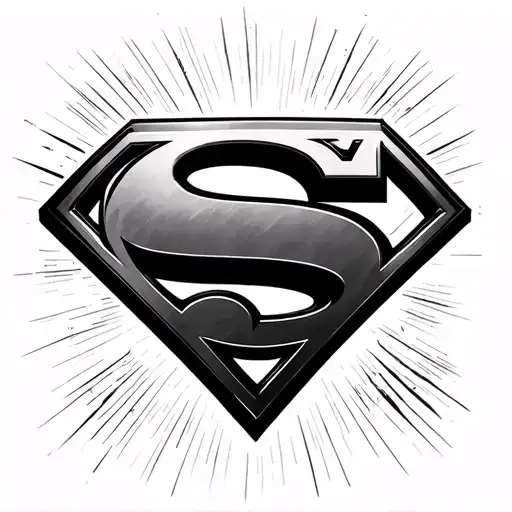 "T" Superman tattoo design idea