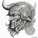 Anglo Saxon tattoo design idea