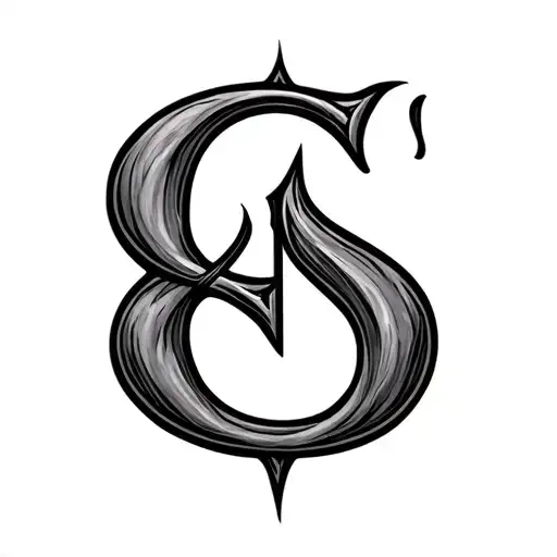 C, E, and S incorporated somehow tattoo design idea