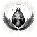 holy trinity tattoo design idea