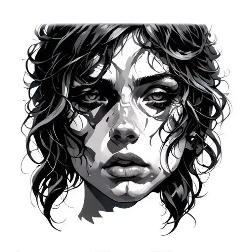 Migraine tattoo design idea