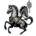 st George tattoo design idea