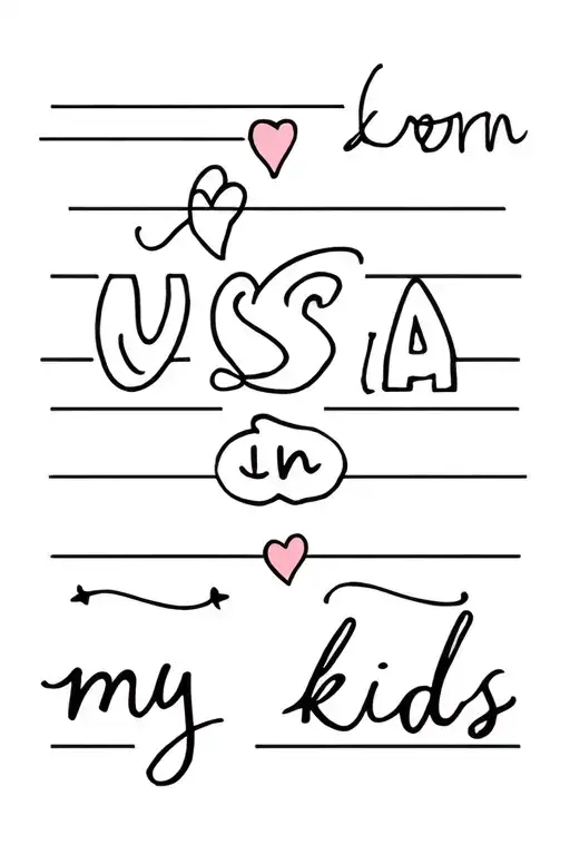 Michoacan raised born in USA love cars my kids  positive person and spiritual  tattoo design idea