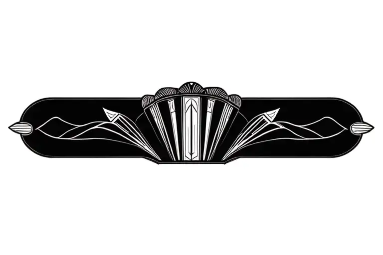 Art Deco tattoo design idea