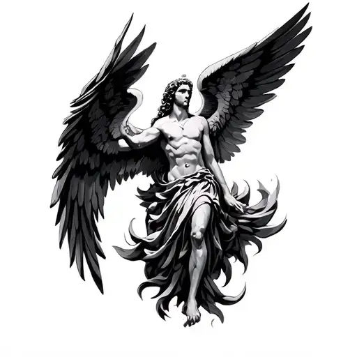 San Miguel archangel tattoo tattoo design idea