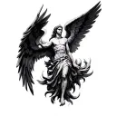 San Miguel archangel tattoo tattoo design idea