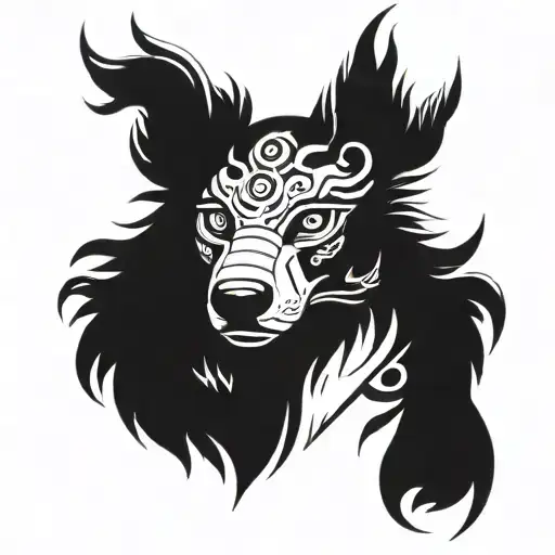 Princess Mononoke tattoo design idea