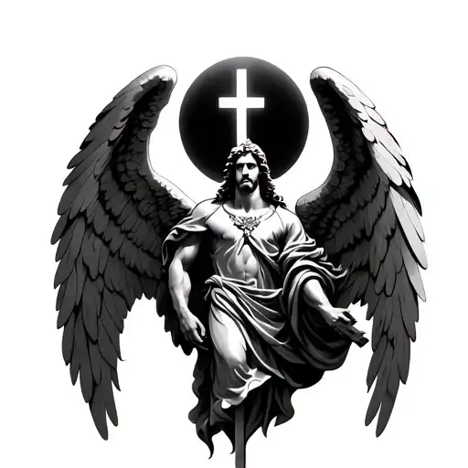 st Micheal The Archangel tattoo design idea