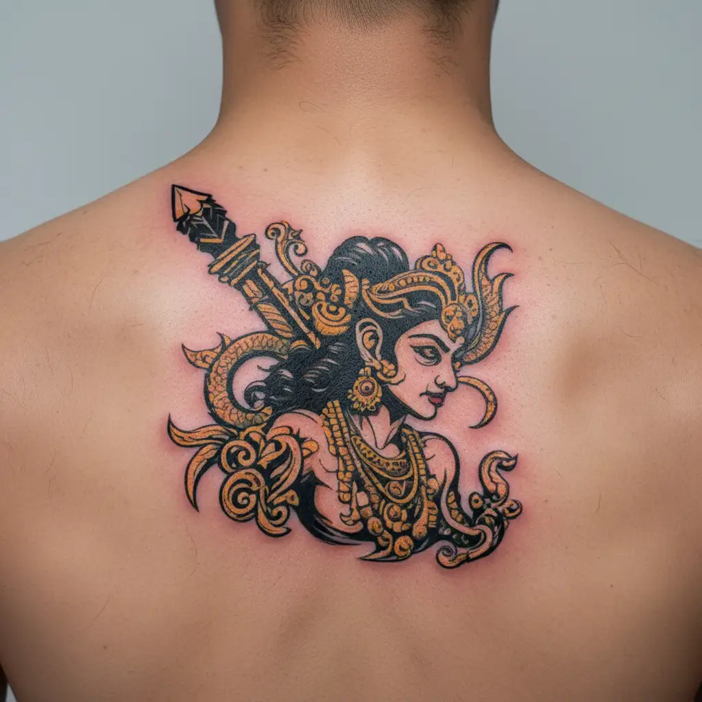 Ayyappa Sindhu tattoo design idea