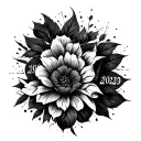 can you design me a tattoo for my forearm that covers it with Roman numerals of 2019,2022 and 2025  tattoo design idea