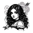 Alice Madness Returns tattoo design idea