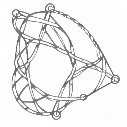 Ourobouris with DNA double helix intertwined tattoo design idea