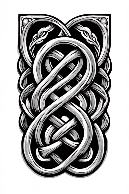 Celtic Motherhood Knot tattoo design idea