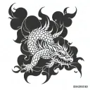 Namakubi tattoo design idea