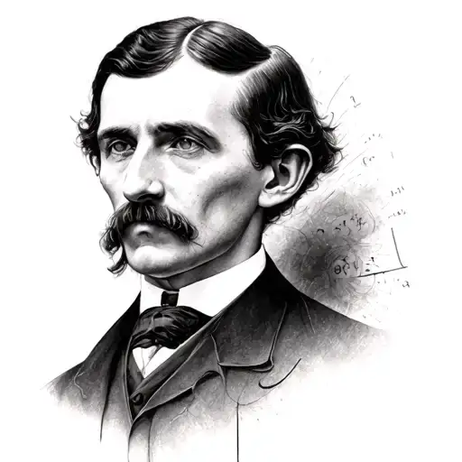 nikola tesla number theory only tattoo design idea