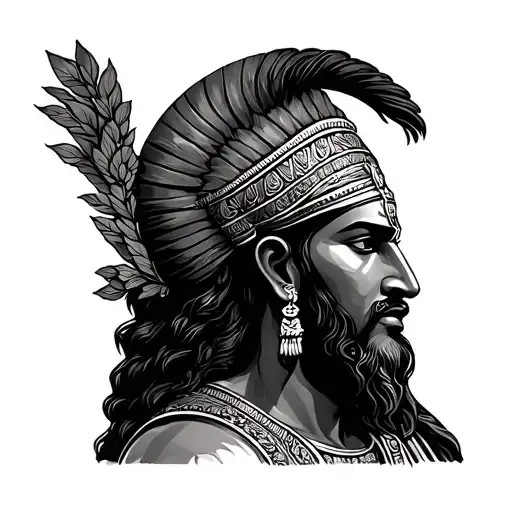 Mahabharat tattoo design idea