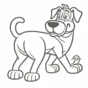 simple scooby doo tattoo design idea