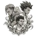 boondocks tattoo design idea
