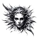 Quasar tattoo design idea