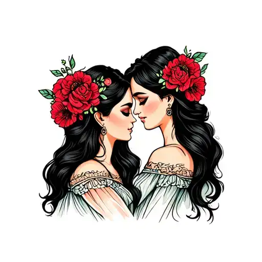 matching mother daughter tattoo tattoo design idea