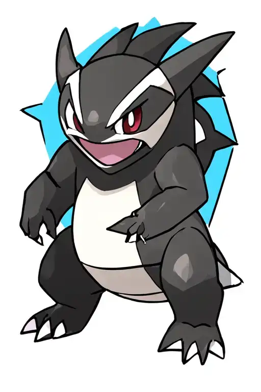 pokemon aggron tattoo design idea