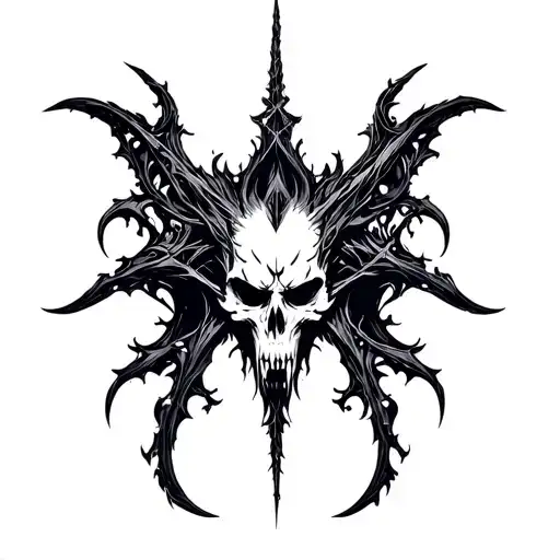 Belial tattoo design idea