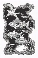 and if you go i wanna go with you tattoo design idea