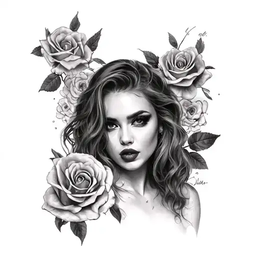 bbc slut tattoo design idea