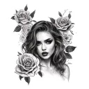 bbc slut tattoo design idea