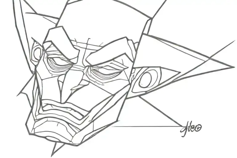 mojo jojo tattoo design idea