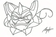 mojo jojo tattoo design idea