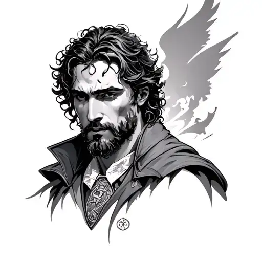 Constantine tattoo design idea