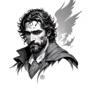 Constantine tattoo design idea