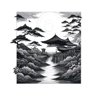 Japon inspired tattoo tattoo design idea