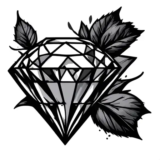 Diamond In The Rough tattoo design idea