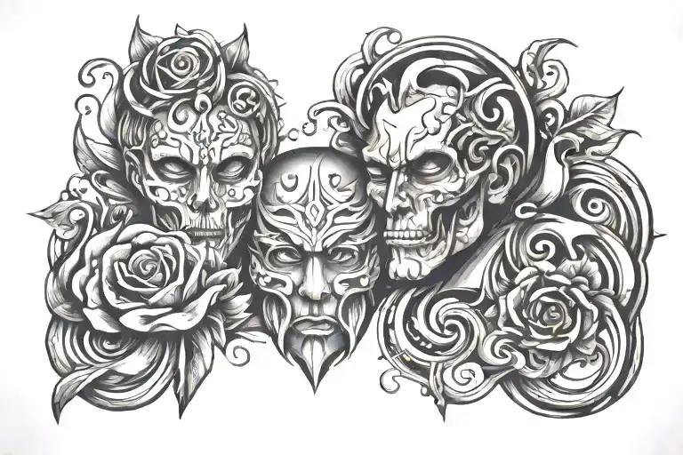 Positive Mental Attitude tattoo design idea