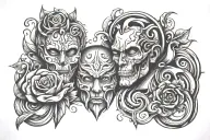 Positive Mental Attitude tattoo design idea