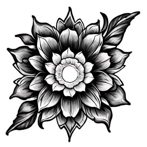 Diya tattoo design idea