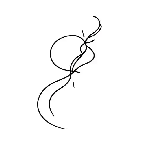 minimalist tattoo resembles freedom , overthinking, richness, creativity  tattoo design idea