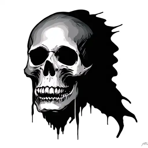 death is certain life tattoo design idea
