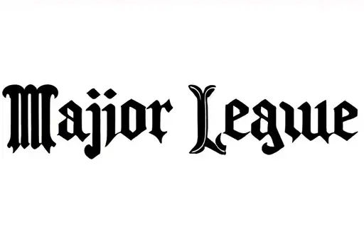 "MajorLeague" tattoo design idea