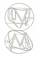 13 and 15 roman numerals tattoo design idea