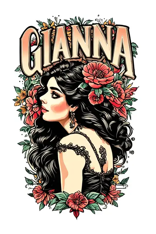 "Gianna" fore arm tatoo tattoo design idea