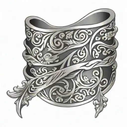 Mens Wedding Ring tattoo design idea