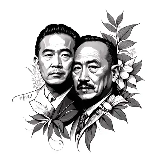 Make a tattoo inspiration on my late grandfather Joseph Lao and Lloyd Adams tattoo design idea
