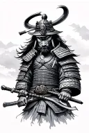 samurai warrior tattoo design idea